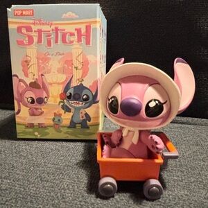 NEW Pop Mart Disney Stitch On a Date Figure - Angel Bottle Swap
